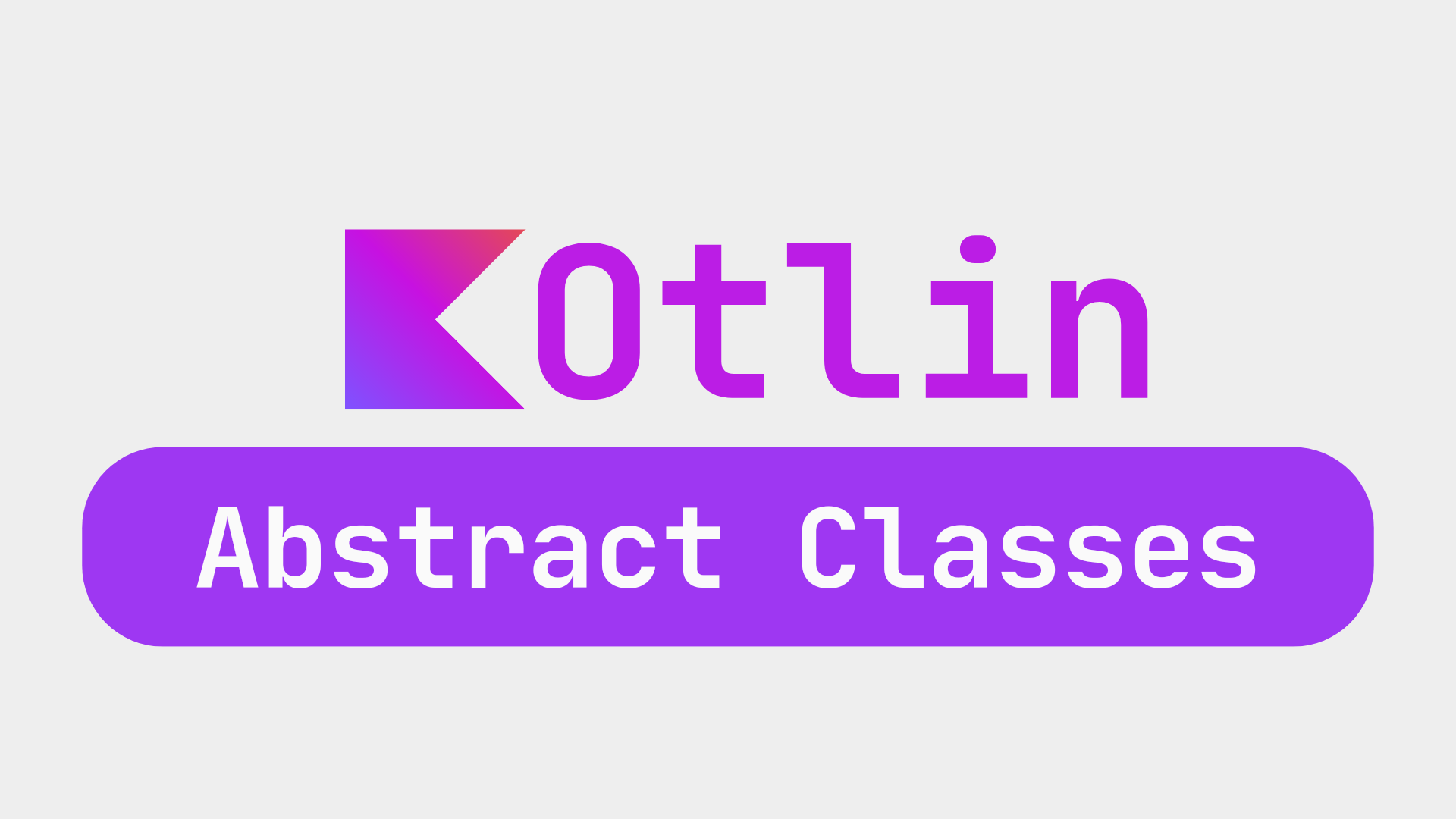 کلاس های abstract در کاتلین