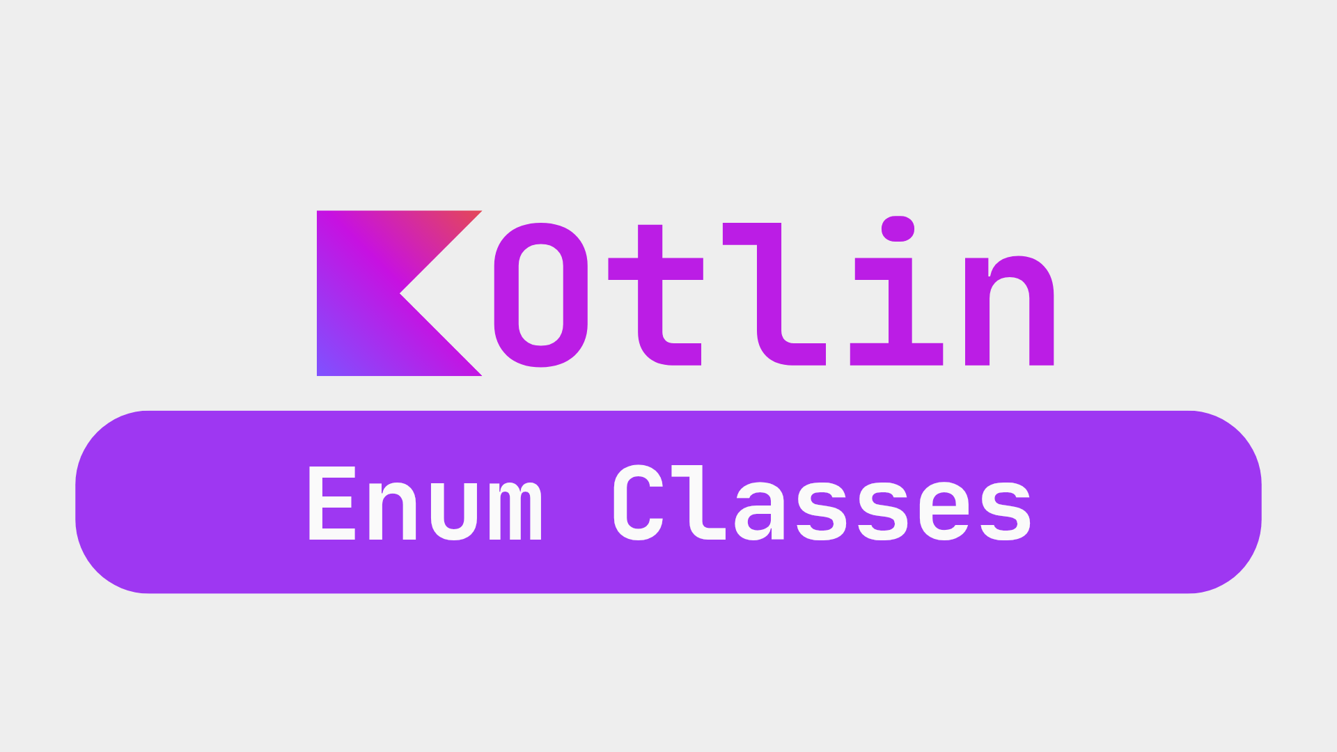 کلاس های enum در کاتلین